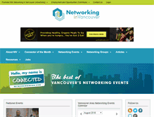 Tablet Screenshot of networkinginvan.com